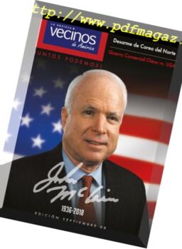 LA REVISTA VECINOS DE AMERICA – septiembre 2018