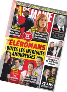 La Semaine – novembre 16, 2018