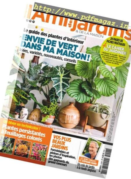 L’Ami des Jardins – decembre 2018 Cover