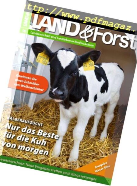 Land & Forst Weser Ems – 11 Dezember 2018 Cover