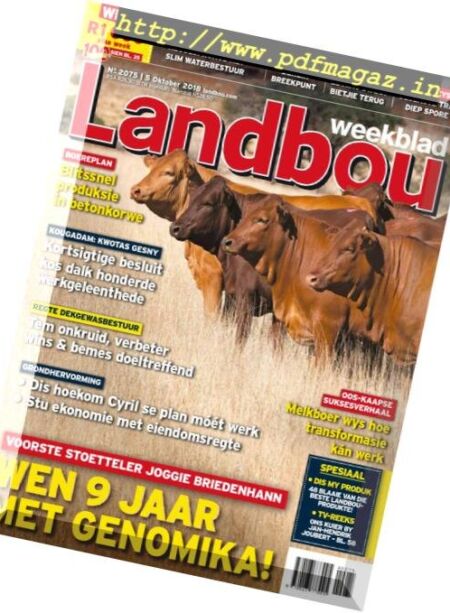 Landbouweekblad – 05 Oktober 2018 Cover