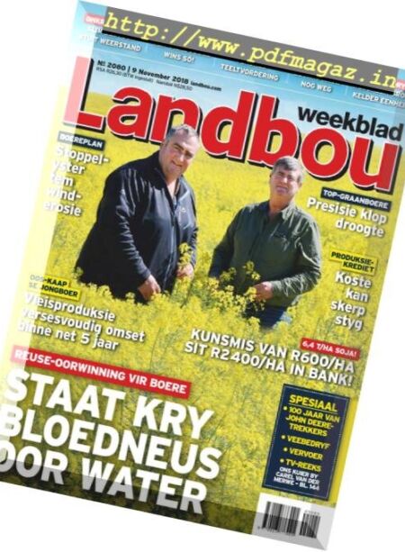 Landbouweekblad – 09 November 2018 Cover
