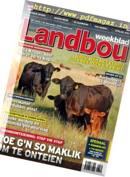 Landbouweekblad – 30 November 2018 Cover