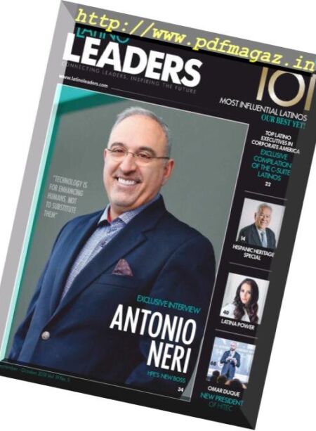 Latino Leaders – September 2018 Cover