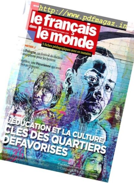 Le francais dans le monde – septembre 2018 Cover