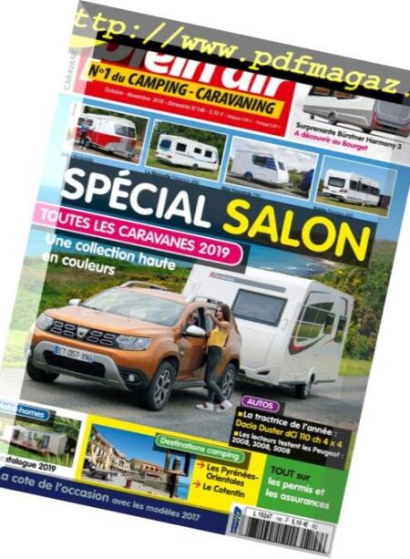 Le Monde du Plein-Air – septembre 2018 Cover