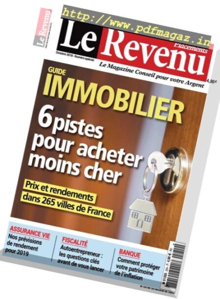 Le Revenu Placements – Octobre 2018 Cover