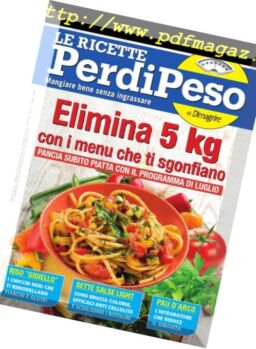 Le Ricette PerdiPeso – Luglio 2018
