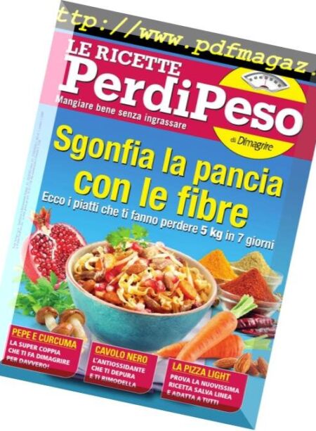 Le Ricette PerdiPeso – Novembre 2018 Cover