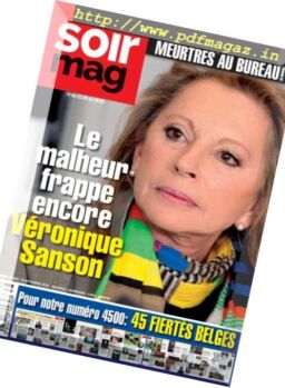 Le Soir Magazine – 19 septembre 2018