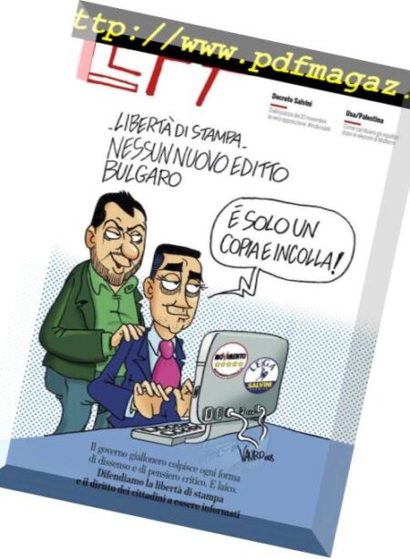 Left – 16 Novembre 2018 Cover