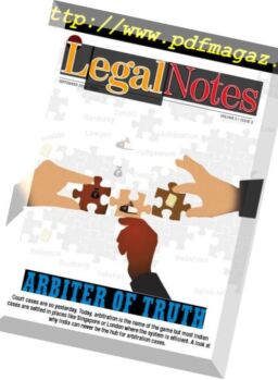 Legal Notes – September 2018