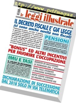 Leggi Illustrate – Dicembre 2017