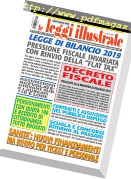 Leggi Illustrate – Novembre 2018