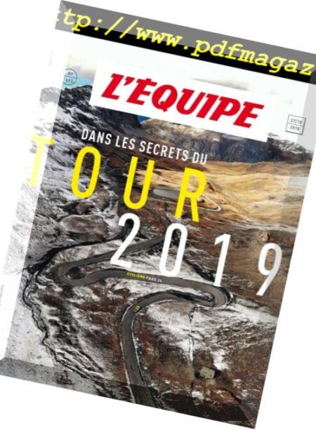 L’Equipe Magazine – 27 Octobre 2018 Cover