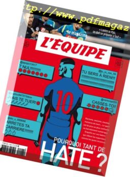 L’Equipe Magazine – 3 Novembre 2018