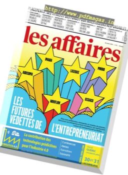 Les Affaires – 20 octobre 2018