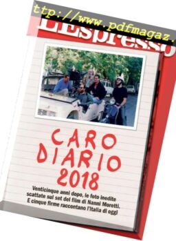 L’Espresso – 12 agosto 2018