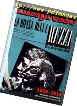 L’Espresso – 30 Settembre 2018