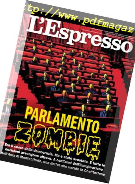 L’Espresso – 4 Novembre 2018 Cover