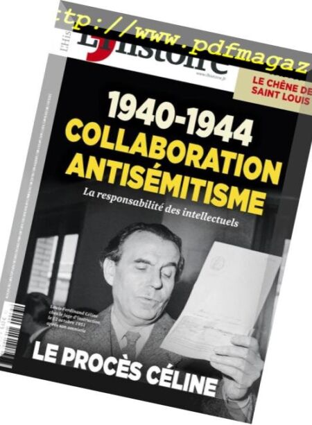 L’Histoire – Novembre 2018 Cover