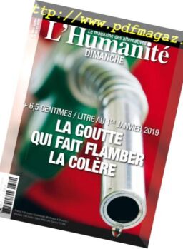 L’Humanite Dimanche – 15 Novembre 2018