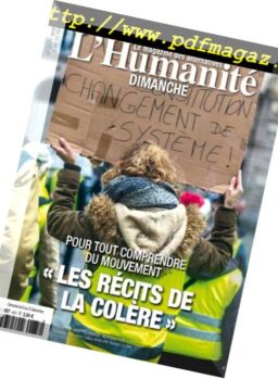 L’Humanite Dimanche – 6 Decembre 2018