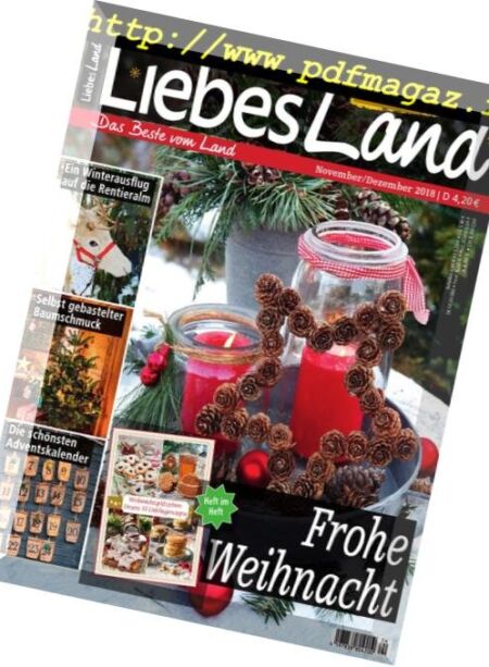 Liebes Land – November-Dezember 2018 Cover