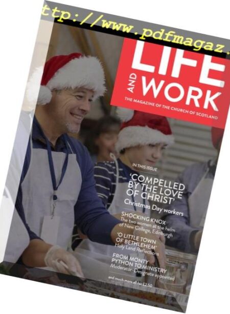 Life and Work – December 2018 Cover