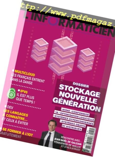 L’Informaticien – Novembre 2018 Cover