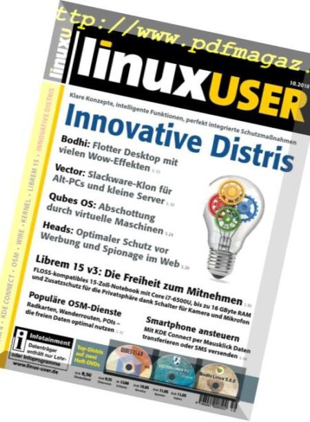 LinuxUser – Oktober 2018 Cover