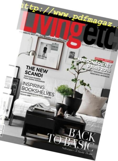 Living Etc Indonesia – November 2016 Cover