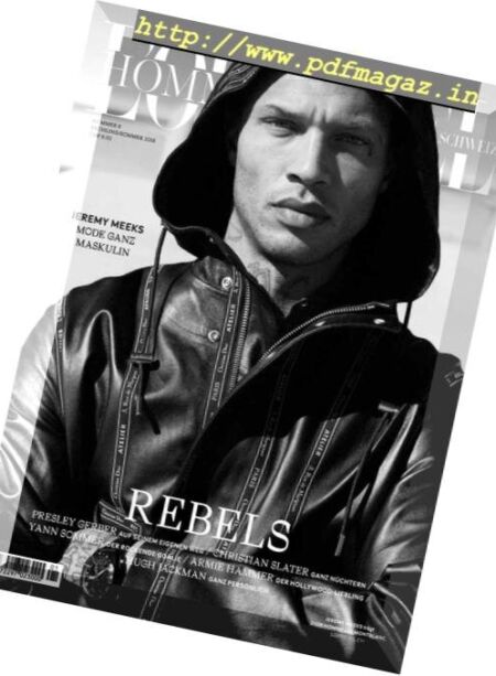 L’officiel Hommes Schweiz – Fruhling-Sommer 2018 Cover