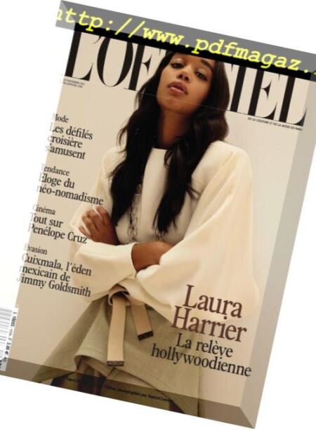 L’Officiel Paris – novembre 2018 Cover