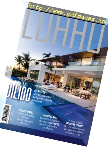 Luhho – octubre 2018 Cover