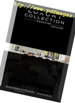 Luxury Collection – October 2018