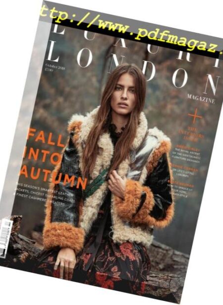 Luxury London – October 2018 Cover