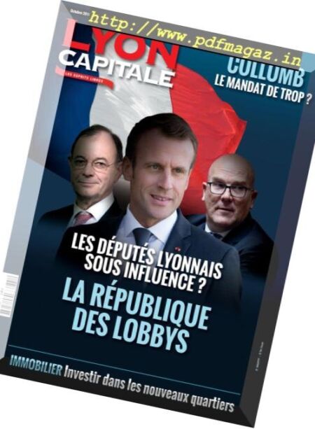 Lyon Capitale – Octobre 2018 Cover