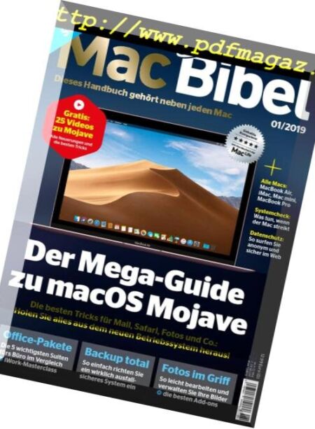 MacBIBEL – November 2018 Cover