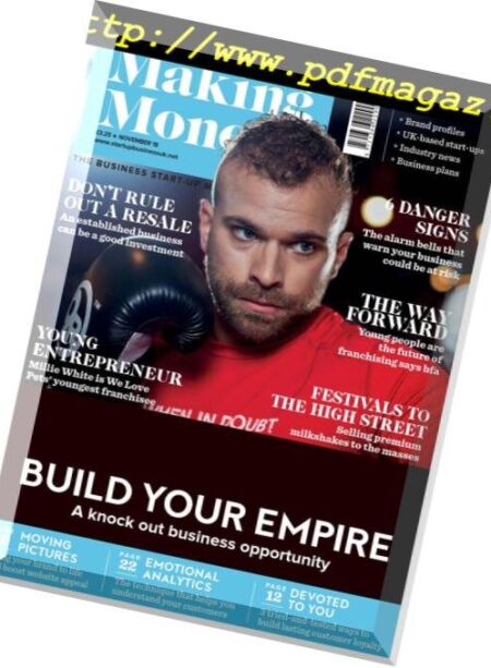 Making Money – November 2018 Cover