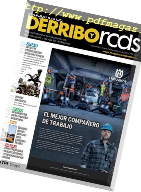 Maquinas de Derribos y RCDs – marzo 2016 Cover