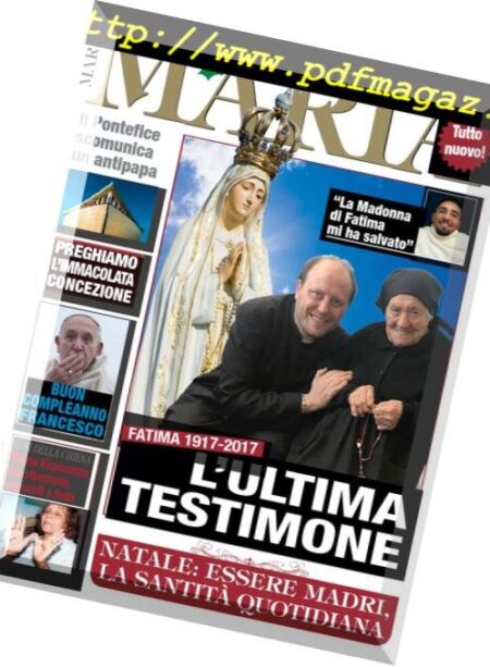 Maria – Dicembre 2017 Cover