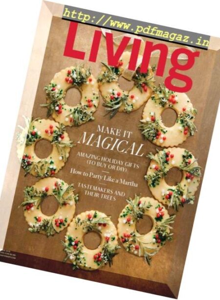 Martha Stewart Living – December 2018 Cover