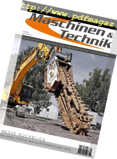 Maschinen & Technik – November 2018 Cover