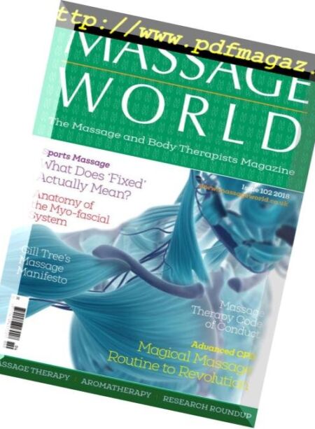 Massage World – October 2018 Cover
