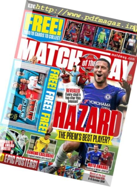 Match of the Day – 09 October 2018 Cover
