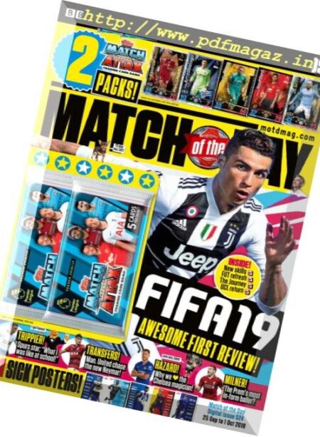 Match of the Day – 25 September 2018 Cover