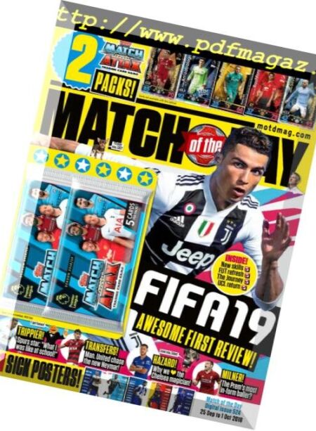 Match of the Day – 26 September 2018 Cover