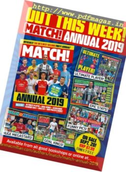 Match! – September 18, 2018