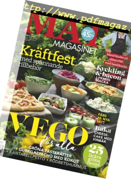 Matmagasinet – augusti 2018 Cover